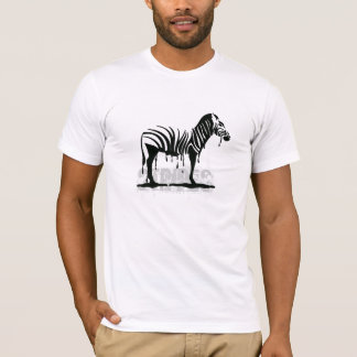 Zebra meltdown t-shirt