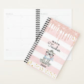 Zebra met bril Wiskunde leerplanner Planner (Display)