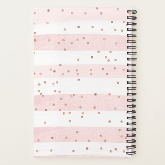 Zebra met bril Wiskunde leerplanner Planner (Achterkant)