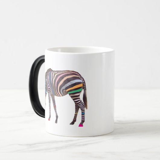 Zebra Morphing Mok (Voorkant links)