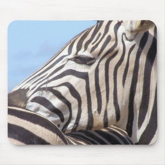 Zebra Mousepad/Mousemat Muismat (Voorkant)