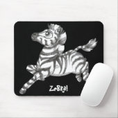Zebra Mousepad Muismat (Met muis)