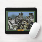 Zebra Mousepad Muismat (Met muis)