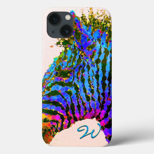 Zebra mozaïekartikel 1 Case-Mate iPhone case (Achterkant)