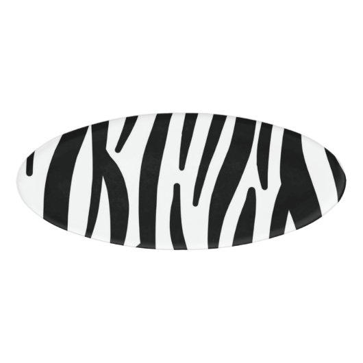Zebra Naambadge (Voorkant)