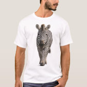 Zebra Nadert T-shirt (Voorkant)