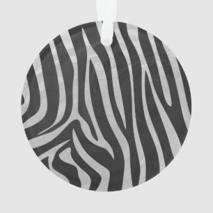 Zebra noir et gris clair