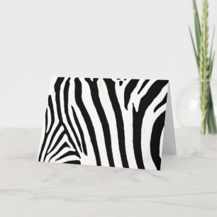 zebra notecard kaart