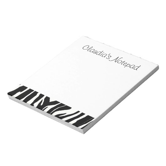 Zebra Notitieblok (Gedraaid)
