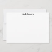 Zebra Notitiekaartje (Voorkant)