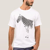 Zebra omwikkeling rond t-shirt (Voorkant)