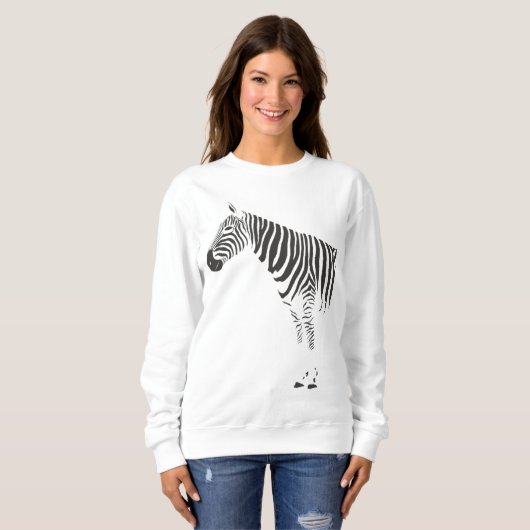 Zebra omwikkeling rond trui (Voorkant volledig)