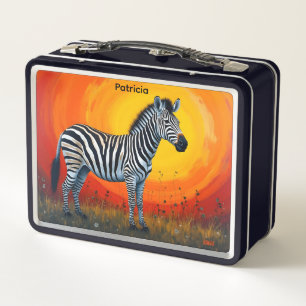 Zebra onder een fel zon Kind of volwassen