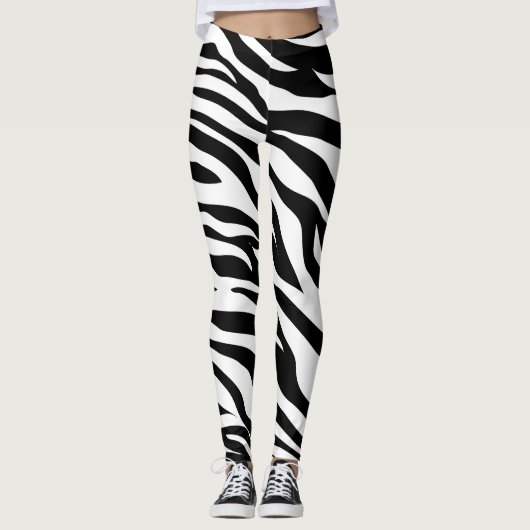 Zebra ontwerpen leggings (Voorkant)