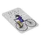 Zebra op fiets magneet (Rechterzijde)