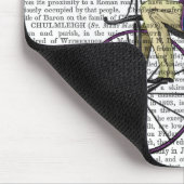 Zebra op fiets muismat (Hoek)