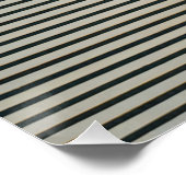 Zebra-Optik Poster | Surrealistische Tierkunst Perfect Poster (Hoek)