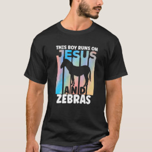 Zebra Outfit voor Zebra Lovers voor Boys Premium T-shirt