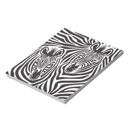 Zebra paar notitieblok (Gedraaid)
