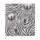 Zebra paar notitieblok (Voorkant)