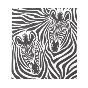 Zebra paar notitieblok
