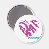 ZEBRA PAARS 2 MAGNEET (Voorkant / Achterkant)