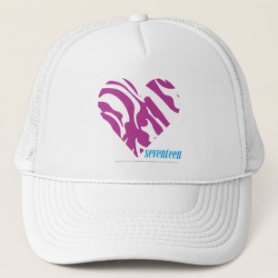 Zebra Paars 2 Trucker Pet
