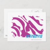 ZEBRA PAARS 3 BRIEFKAART (Voorkant / Achterkant)