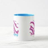 Zebra Paars 3 Mok (Midden)