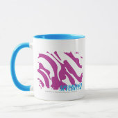 Zebra Paars 3 Mok (Links)