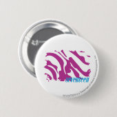 Zebra Paars 3 Ronde Button 5,7 Cm (Voorkant /achterkant)