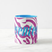 Zebra Paars Mok (Midden)