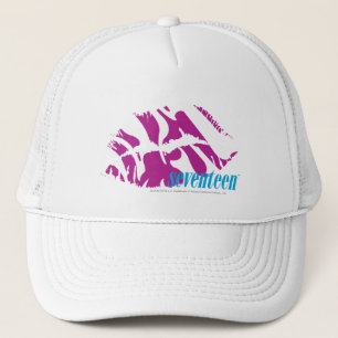Zebra Paars Trucker Pet