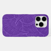 Zebra Palm Hawaiian Tropisch Paars Case-Mate iPhone Case (Achterkant (horizontaal))