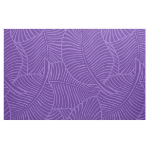 Zebra Palm Hawaiian Tropisch Paars Stof