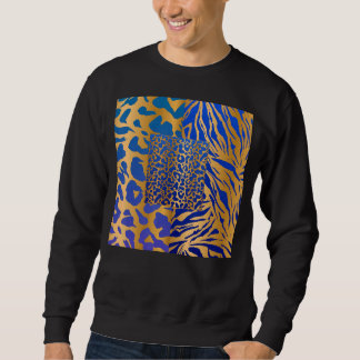 Zebra Panther Cheetah Dierensafari Print Trui