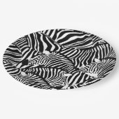 Zebra Papieren Bordje (Gekanteld)