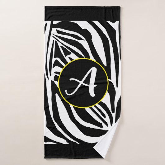 Zebra Pattern Badhanddoek (Badhanddoek)