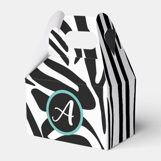 Zebra Pattern Bedankdoosjes (Achterkant)