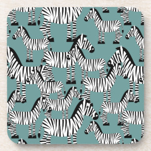 Zebra Pattern Bier Onderzetter