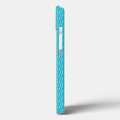 Zebra Pattern Blue Case-Mate iPhone Case (Achterkant / Links)