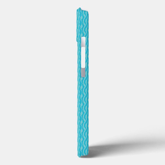 Zebra Pattern Blue Case-Mate iPhone Case (Achterkant / Links)