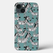 Zebra Pattern Case-Mate iPhone Case (Achterkant)