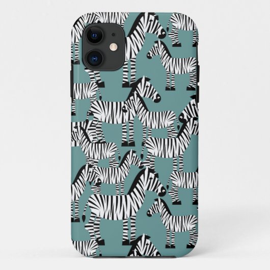 Zebra Pattern Case-Mate iPhone Case (Achterkant)