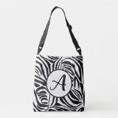 Zebra Pattern Crossbody Tas (Achterkant)