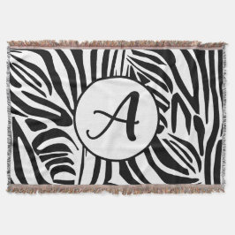 Zebra Pattern Deken