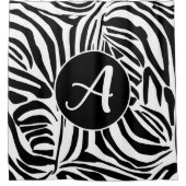 Zebra Pattern Douchegordijn (Voorkant)