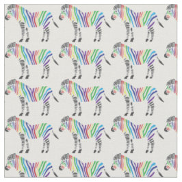 Zebra Pattern Fabric Stof