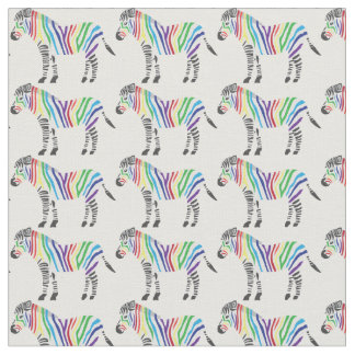 Zebra Pattern Fabric Stof