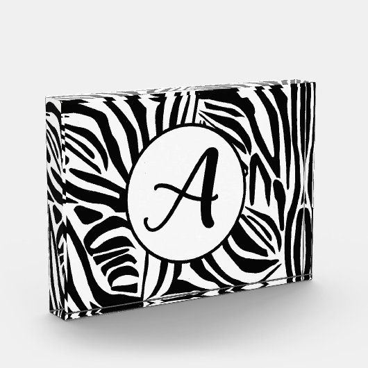 Zebra Pattern Fotoblokken (Links)